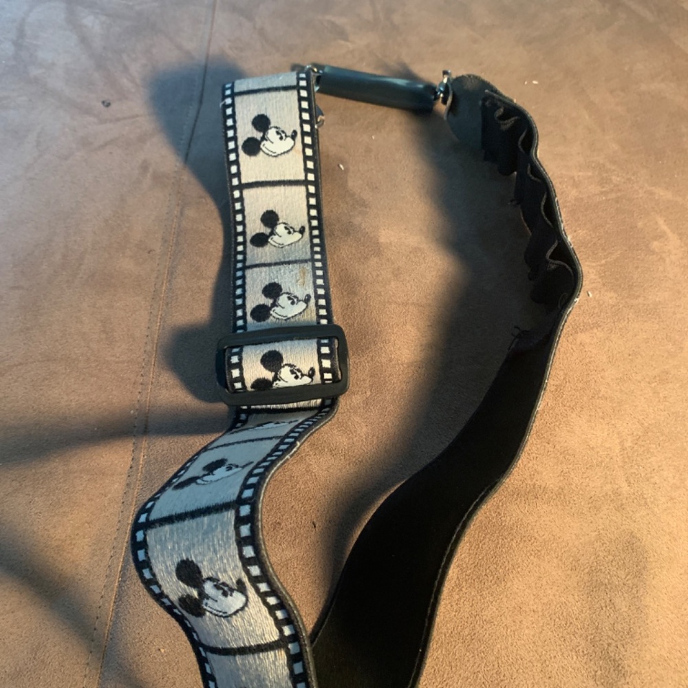 Vintage 1980s Mickey Mouse Camera Strap by Bobby Lee for Walt Disney Productions